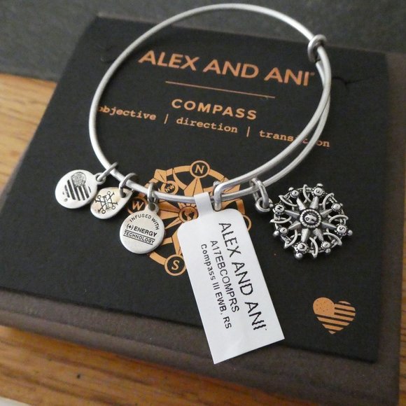 Alex and Ani Jewelry - Alex and Ani Compass Energy Bracelet & Gift Box